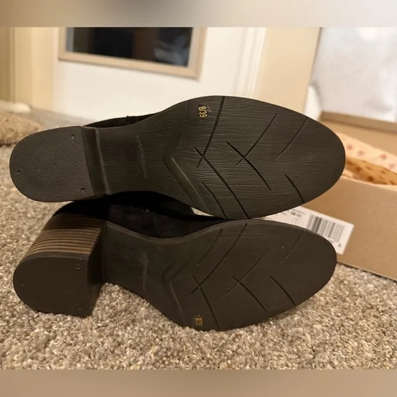 Extra Wide Calf - Lucky Brand Leather Boots - Size 8 ❤️ - Picture 9 of 12